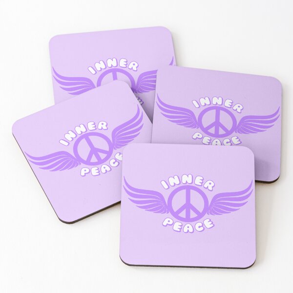Item preview, Inner Peace Angel Wings Peace Symbol Purple designed and sold by everything4eva.