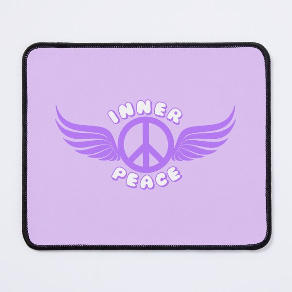 Item preview, Inner Peace Angel Wings Peace Symbol Purple designed and sold by everything4eva.