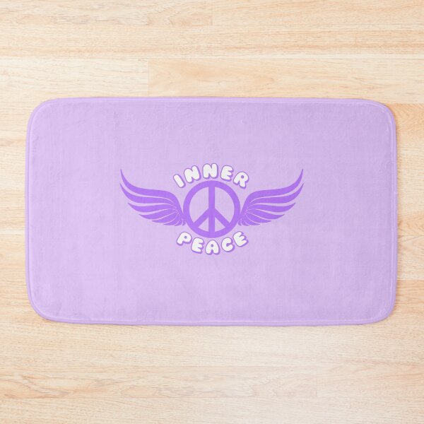 Item preview, Inner Peace Angel Wings Peace Symbol Purple designed and sold by everything4eva.