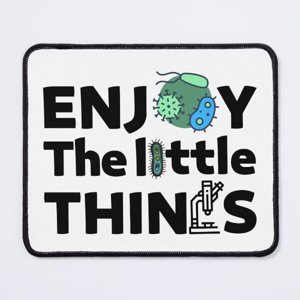 Item preview, Microbiologists enjoy the little things| funny microbiology  designed and sold by Happiness-pills.