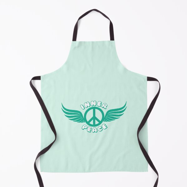 Item preview, Inner Peace Angel Wings Peace Symbol Turquoise designed and sold by everything4eva.