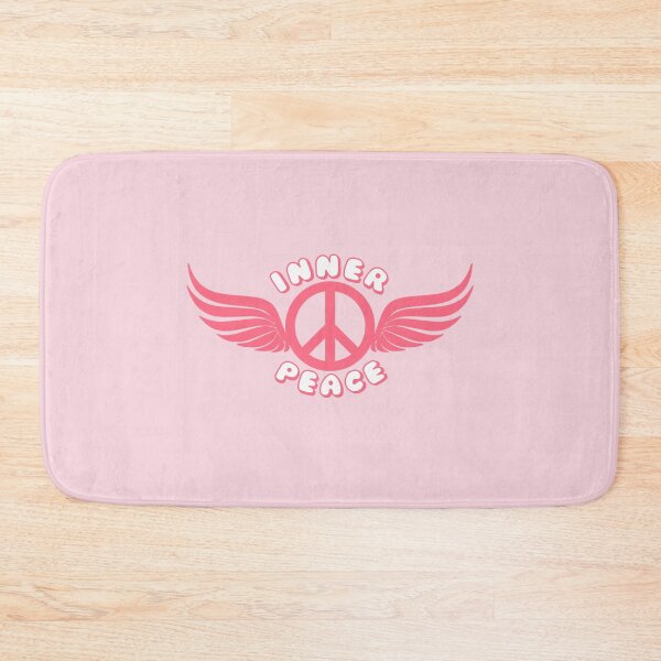Item preview, Inner Peace Angel Wings Peace Symbol Pink designed and sold by everything4eva.
