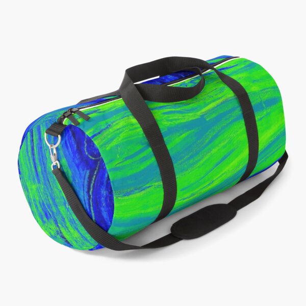 Item preview, The Scream by Edvard Munch - cool colors digital recreation in green and blue designed and sold by NickoPrints.