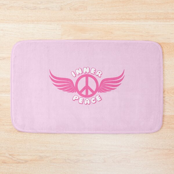 Item preview, Inner Peace Angel Wings Peace Symbol Pink designed and sold by everything4eva.