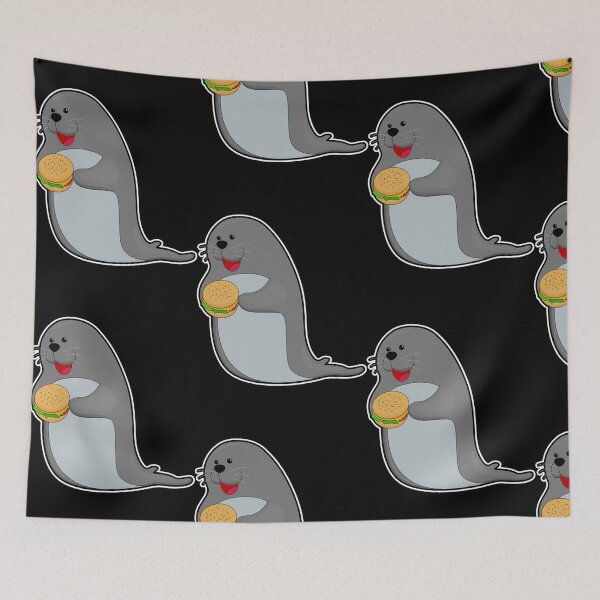 Item preview, Seal at Eating with Burger  designed and sold by MicheleJo16341.