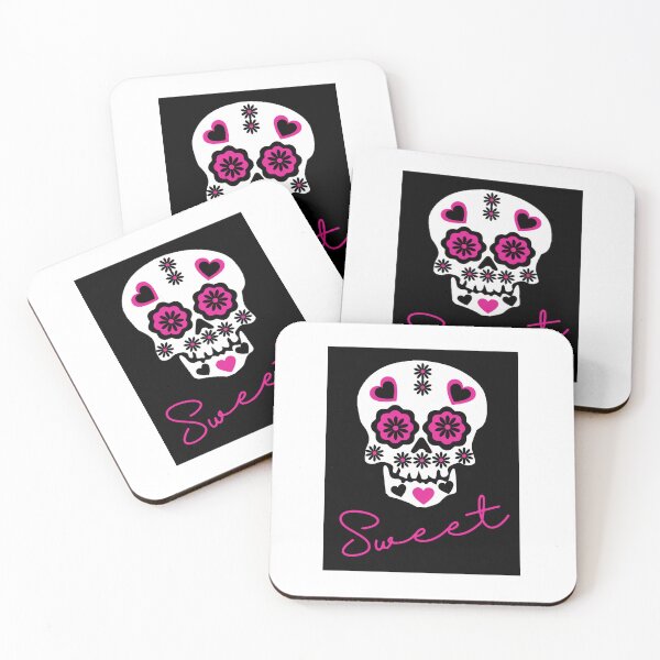 Item preview, Sugar Skull pink  designed and sold by NewPages.