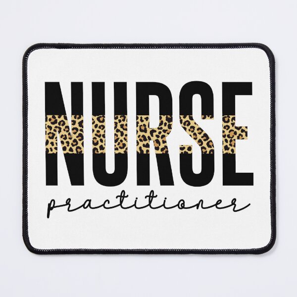 Item preview, Nurse practitioner Cheetah Leopard Print Typography | Nursing school graduation gift | Gifts for Nurse practitioners designed and sold by Violet Treasures.