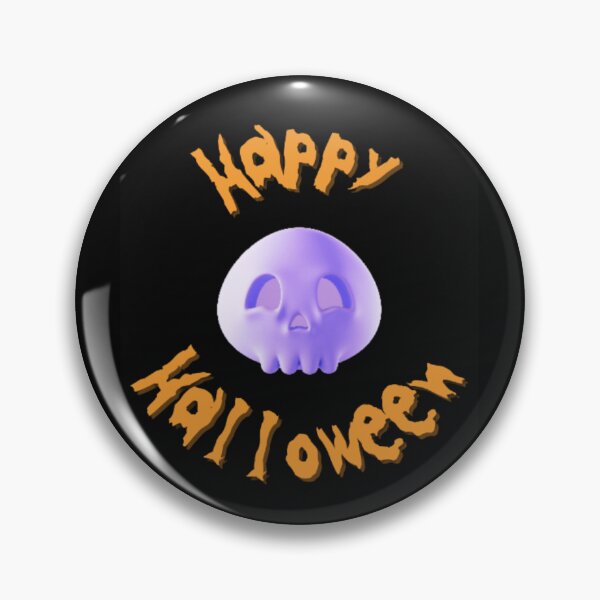 Item preview, Happy Halloween 3D Skull designed and sold by LMoonDesigns.