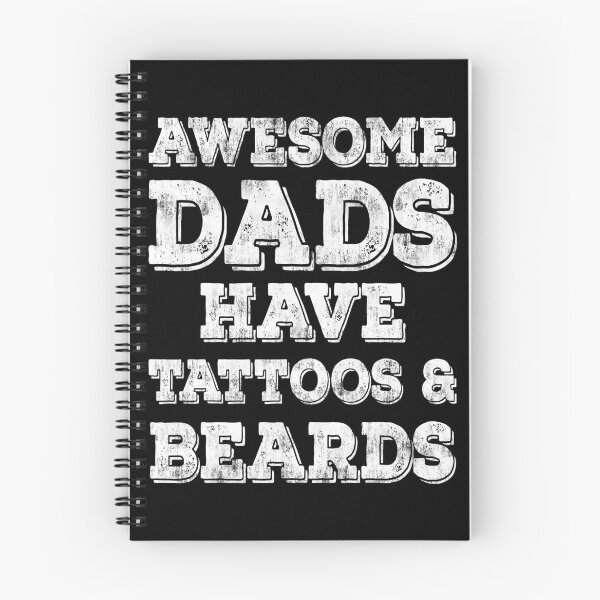 Item preview, Awesome Dads Have Tattoos And Beards designed and sold by ImkeAhrens.