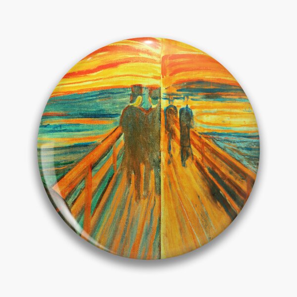 Item preview, Despair and Scream by Edvard Munch - collage designed and sold by NickoPrints.