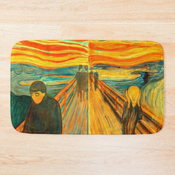 Item preview, Despair and Scream by Edvard Munch - collage designed and sold by NickoPrints.