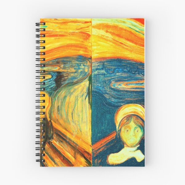 Item preview, Scream and Anxiety by Edvard Munch - collage designed and sold by NickoPrints.