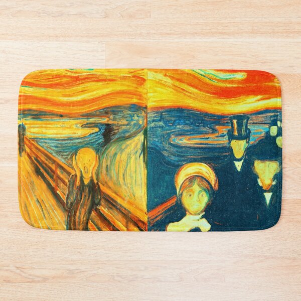 Item preview, Scream and Anxiety by Edvard Munch - collage designed and sold by NickoPrints.