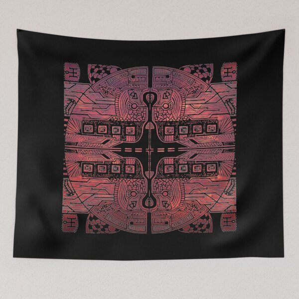 Item preview, Red Sky Vortex Cube designed and sold by createVisions.
