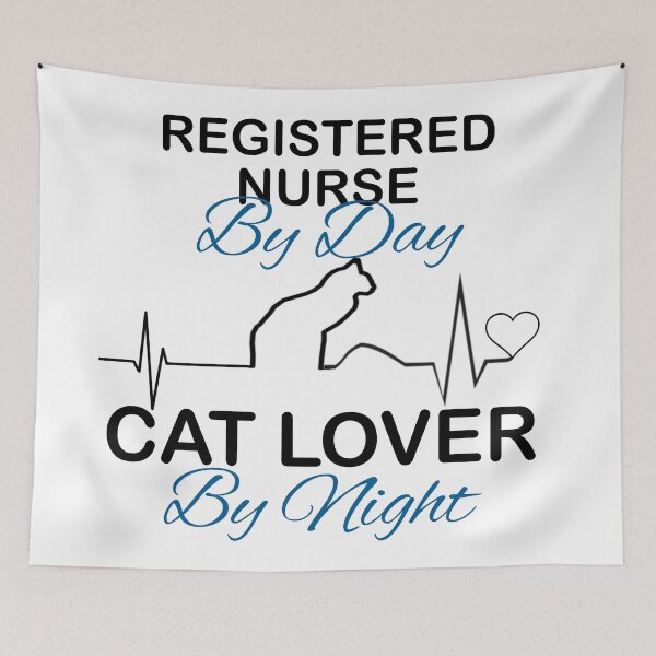 Item preview, REGISTERED NURSE - CAT LOVER designed and sold by CalliopeSt.