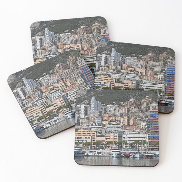 Item preview, Port with yacht and sailboats in Monaco designed and sold by goceris.