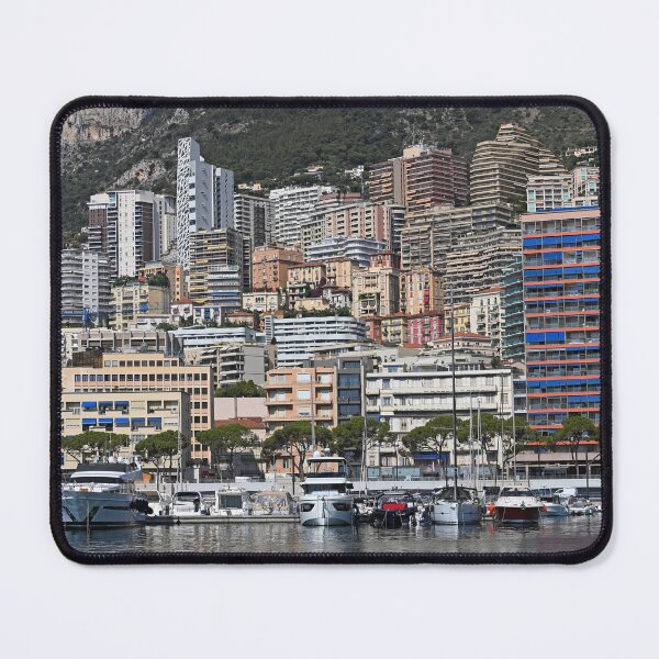 Item preview, Port with yacht and sailboats in Monaco designed and sold by goceris.