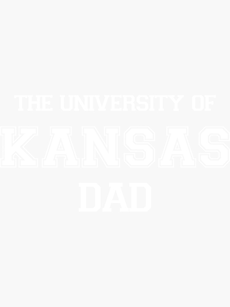 "KU Dad " Sticker for Sale by gillerxlrattip0 Redbubble