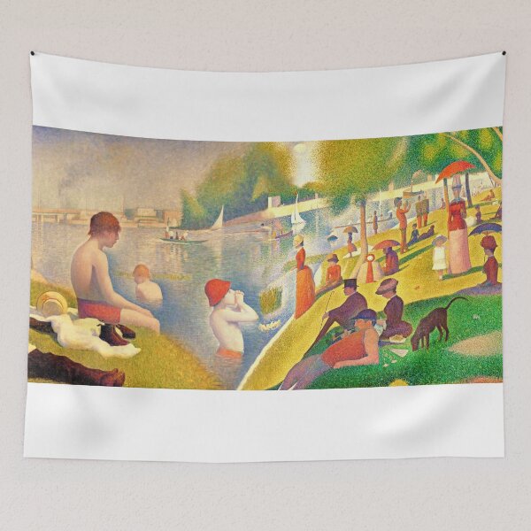 Item preview, A Sunday Afternoon on the Island of La Grande Jatte and Bathers at Asnieres - digital recreation designed and sold by NickoPrints.