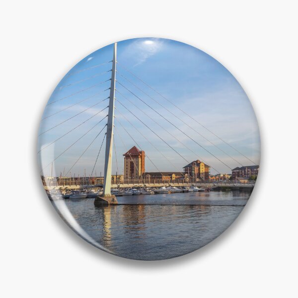 Item preview, Swansea marina and Millennium Bridge designed and sold by Leighton Collins.