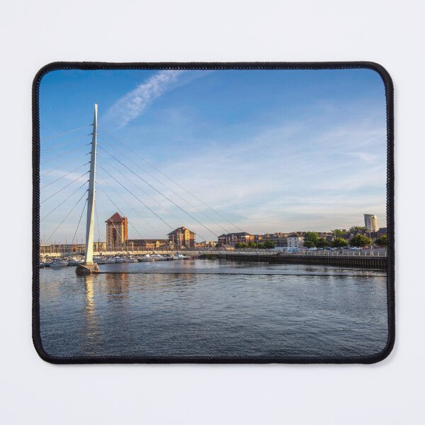 Item preview, Swansea marina and Millennium Bridge designed and sold by Leighton Collins.