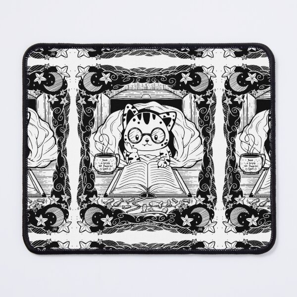 Item preview, Cozy Cat in A Blanket with Book Line Art Illustration designed and sold by ZaryaKiqo.