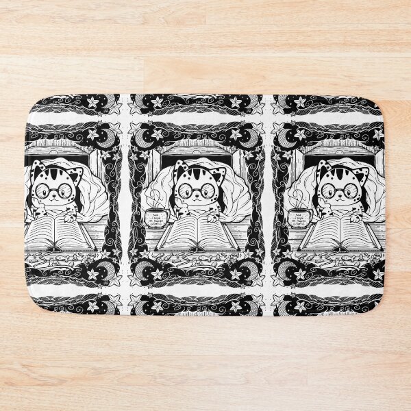 Item preview, Cozy Cat in A Blanket with Book Line Art Illustration designed and sold by ZaryaKiqo.