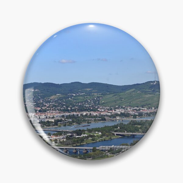Item preview, bridges over the Danube Vienna cityscape designed and sold by goceris.
