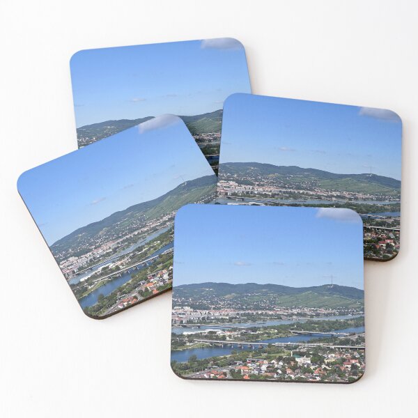Item preview, bridges over the Danube Vienna cityscape designed and sold by goceris.