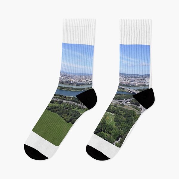 Item preview, Donau park and Vienna cityscape view from the Danube tower designed and sold by goceris.