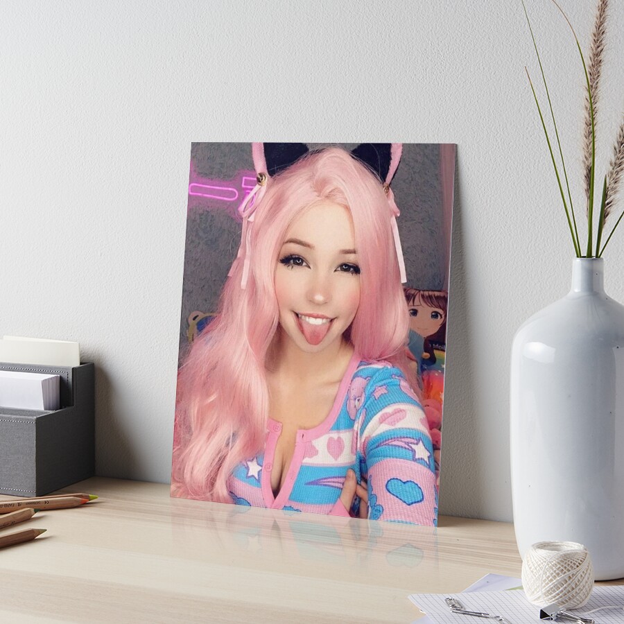 Belle Delphine' Poster, picture, metal print, paint by Wawo Murillo