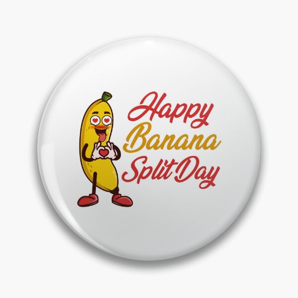 Item preview, Happy Banana Split Day / National Banana Split Day designed and sold by lunacarter.