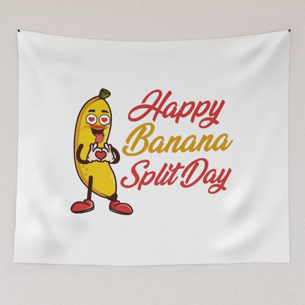 Item preview, Happy Banana Split Day / National Banana Split Day designed and sold by lunacarter.