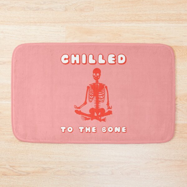 Item preview, Chilled To The Bone Meditating Skeleton Red designed and sold by everything4eva.