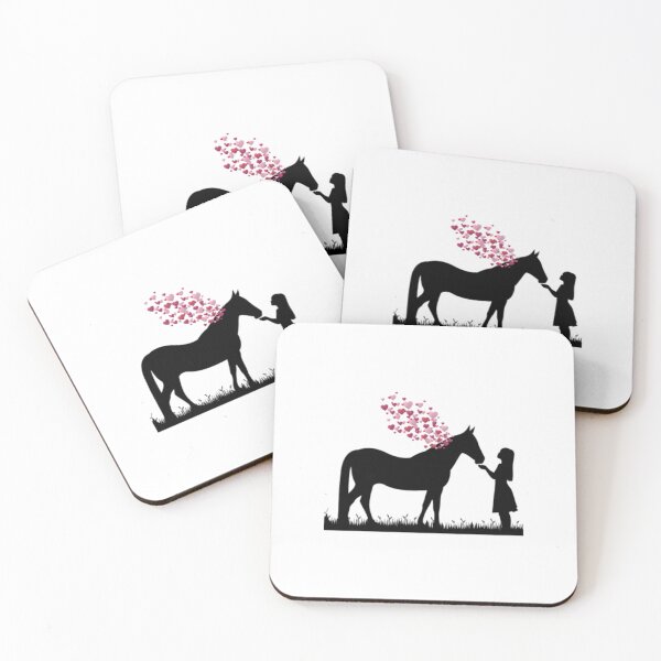Item preview, Horse with heart and girl Horse love shirt gift designed and sold by PinkerBee.