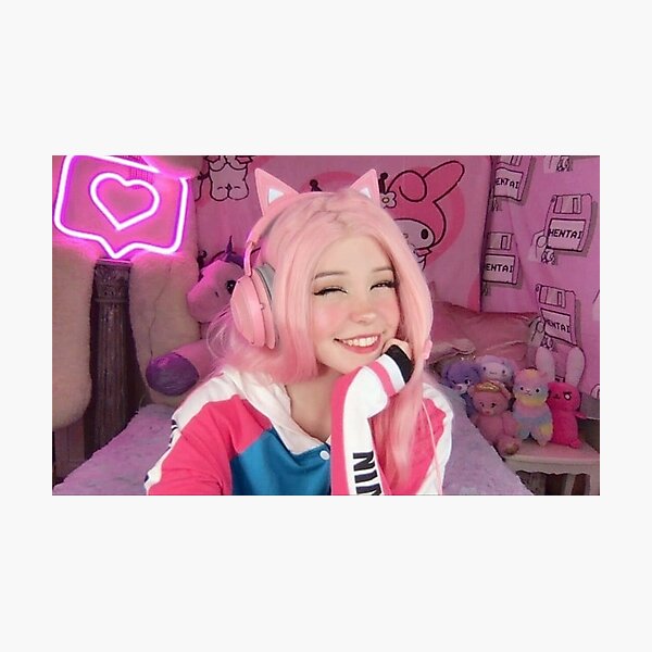 Belle delphine-gamer menina banho de água (arco-íris rosa)  gamer menina  entrada tapete de banho tapete aqua konosuba eixo subarashii - AliExpress