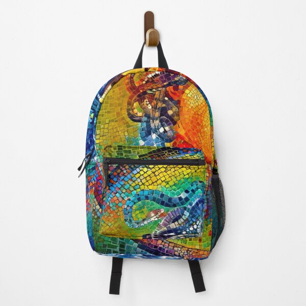 Item preview, Medusa by Caravaggio - colorful mosaic designed and sold by NickoPrints.
