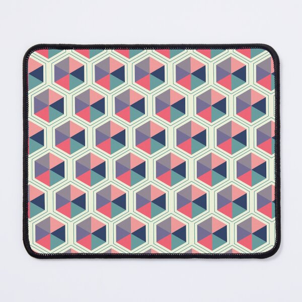 Item preview, Pastel Shades Hexagon Geometric Pattern designed and sold by quarantine81.