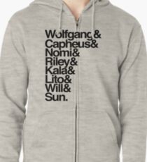 Sudadera con capucha y cremallera sense8