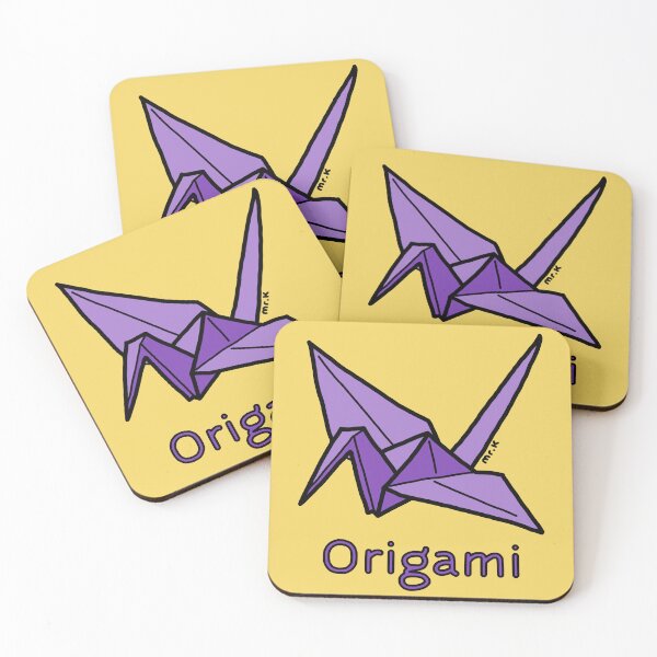 Item preview, Origami Crane Japanese design in color designed and sold by MrKShirts.
