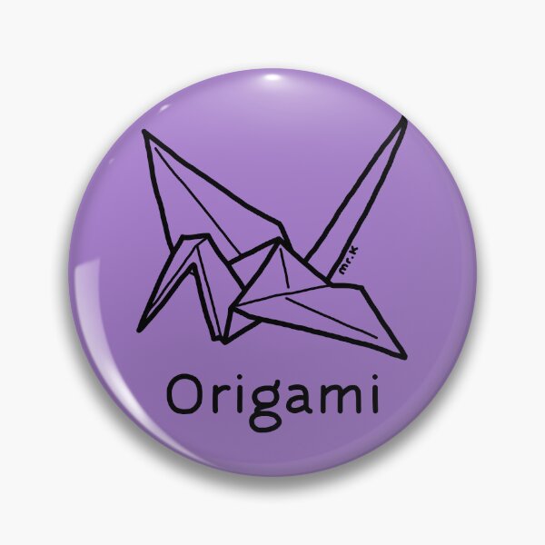 Item preview, Origami Crane Japanese design in black designed and sold by MrKShirts.