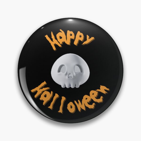 Item preview, Happy Halloween 3D Skull designed and sold by LMoonDesigns.