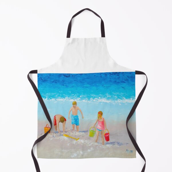 Item preview, Beach painting - Sandcastles designed and sold by MatsonArtDesign.