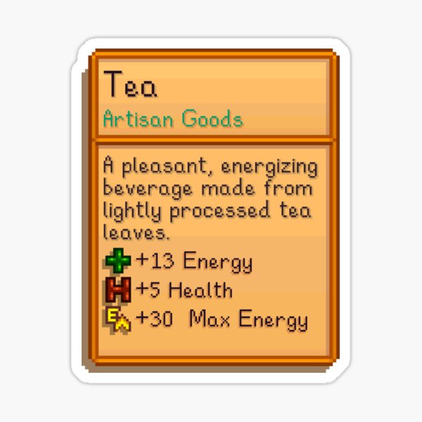 Aperçu de l'œuvre Stardew Valley – Thé créée et vendue par TamarHall.