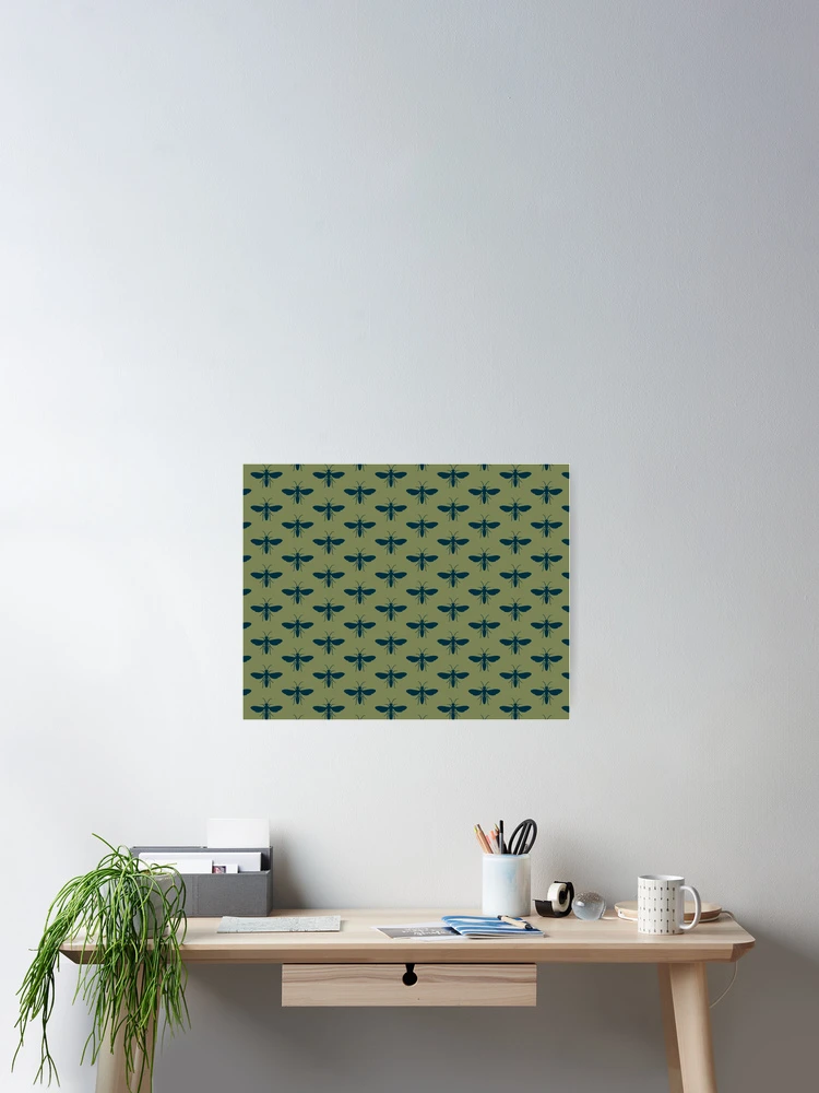 Thumbnail 2 of 3, Poster, Insect Pattern designed and sold by oddmatter.