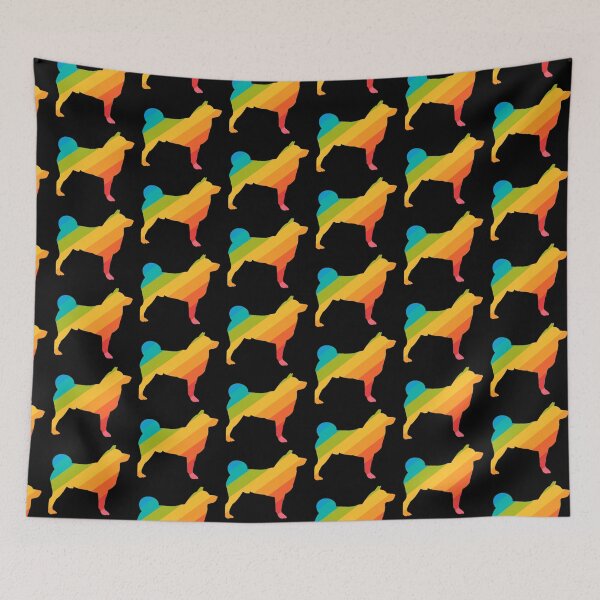 Item preview, Gay LGBT Rainbow Akita designed and sold by ODINDISA.