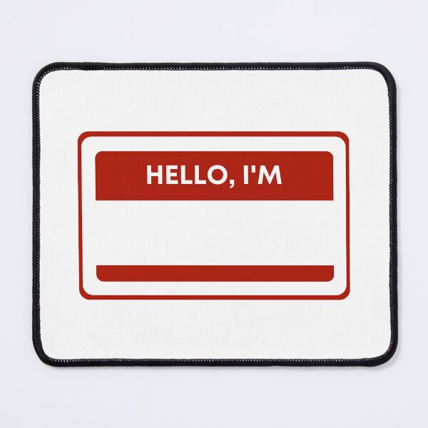 Item preview, Hello I'm (blank) designed and sold by Webby-Creations.
