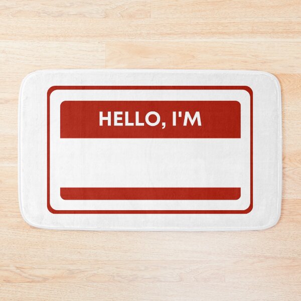 Item preview, Hello I'm (blank) designed and sold by Webby-Creations.