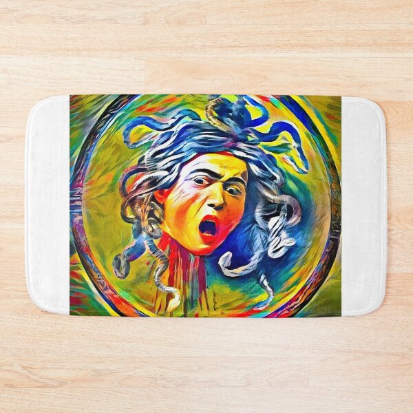 Item preview, Medusa by Caravaggio - colorful speed effect designed and sold by NickoPrints.