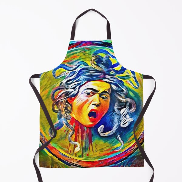Item preview, Medusa by Caravaggio - colorful speed effect designed and sold by NickoPrints.